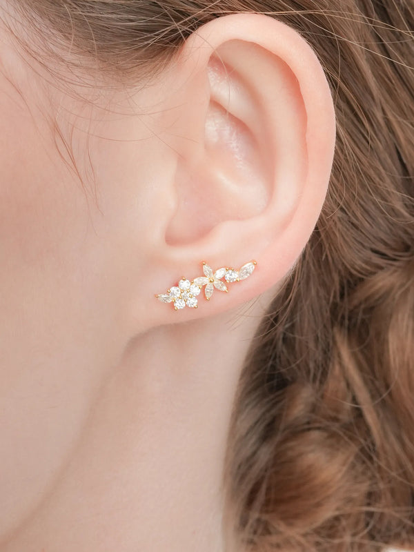 Bloom On Climber Earrings