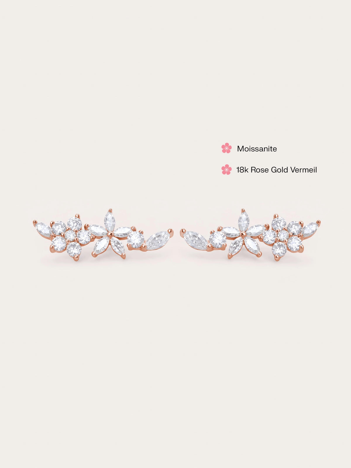 Bloom On Climber Earrings