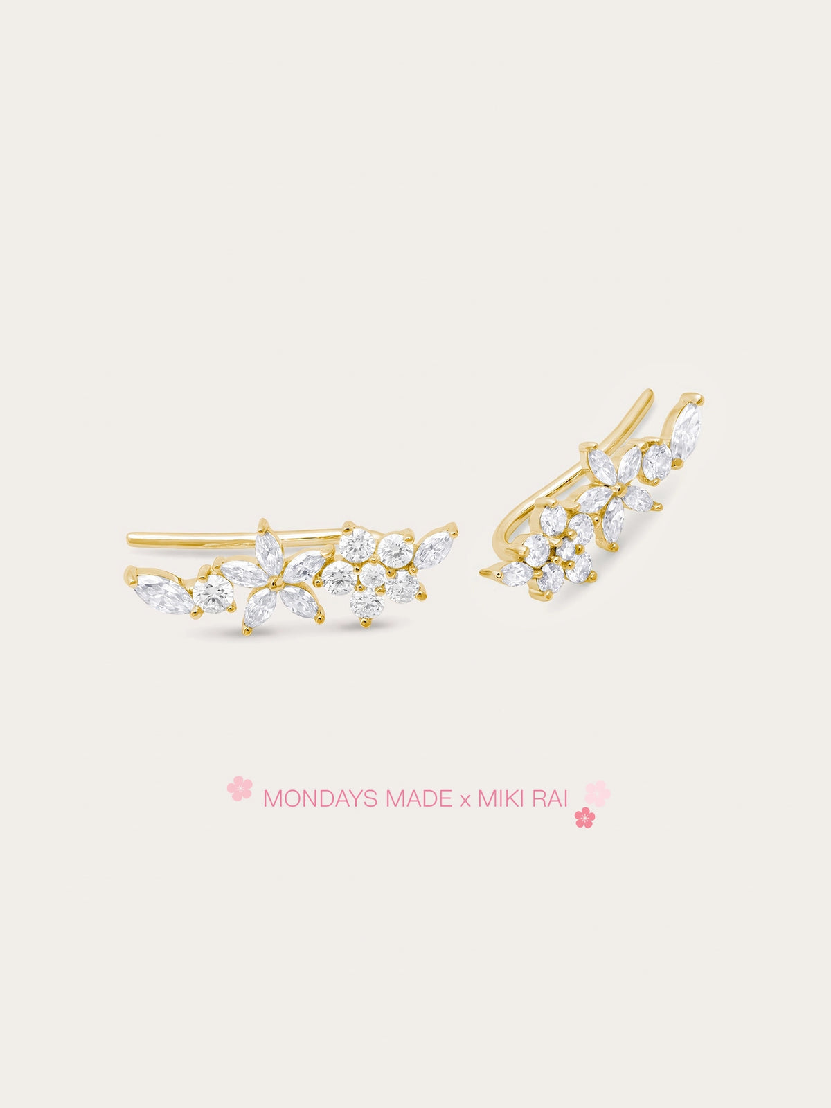 Bloom On Climber Earrings