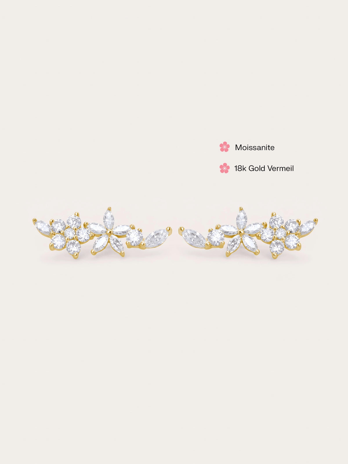 Bloom On Climber Earrings