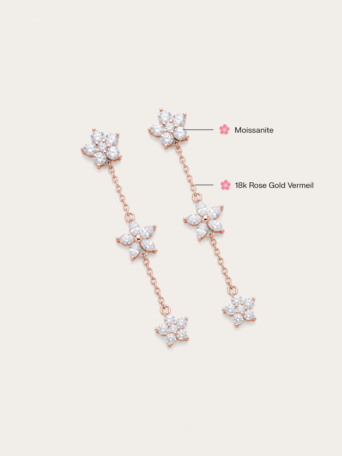 Bloom On Dangle Earrings