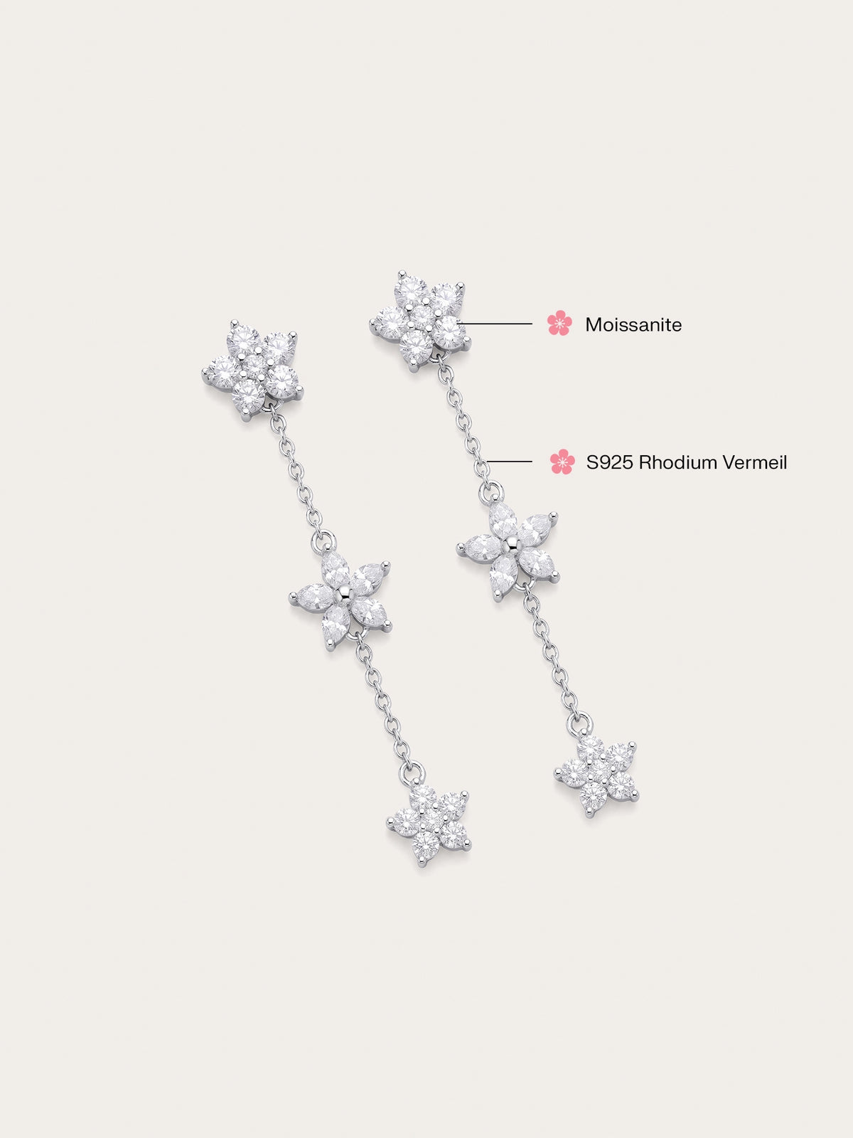 Bloom On Dangle Earrings
