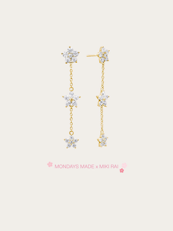 Bloom On Dangle Earrings
