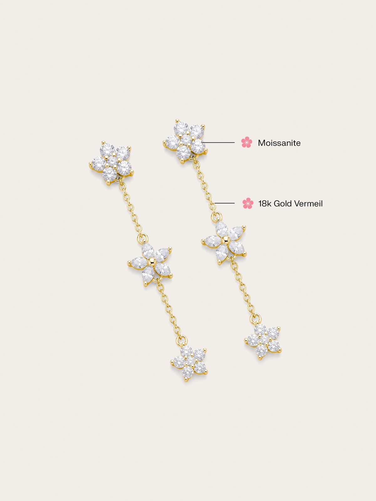 Bloom On Dangle Earrings