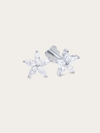 Bloom Flower Flatback Earring