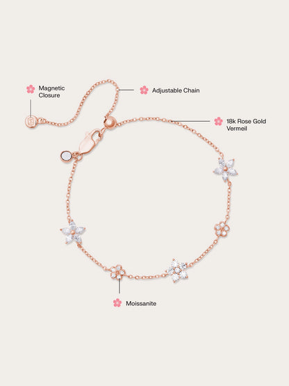 Bloom On Charm Bracelet - Reversible