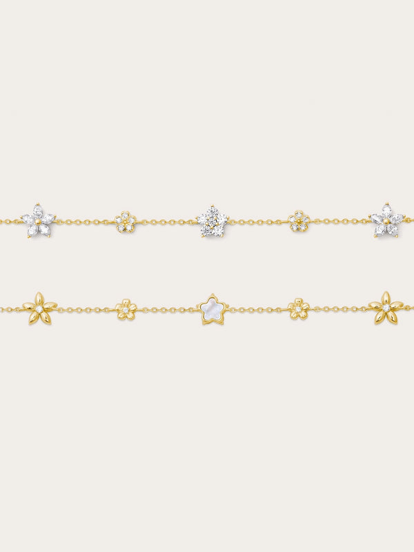 Bloom On Charm Bracelet - Reversible
