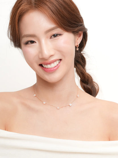 Bloom On Charm Necklace - Reversible