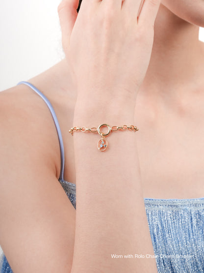 Cancer Charm Zodiac Charm Jewelry 18K Gold Worn With – Mondays Made Flower & Birthstone Jewelry Singapore