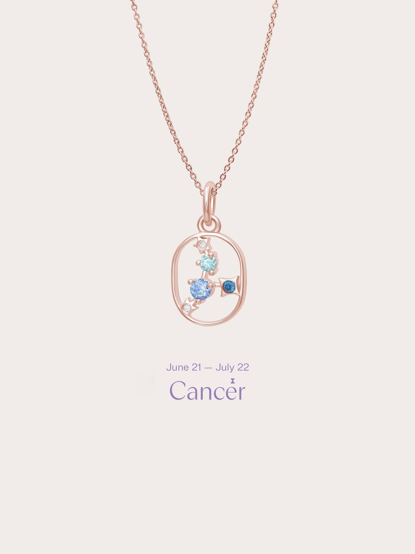 Cancer Necklace - Zodiac Sign Jewelry