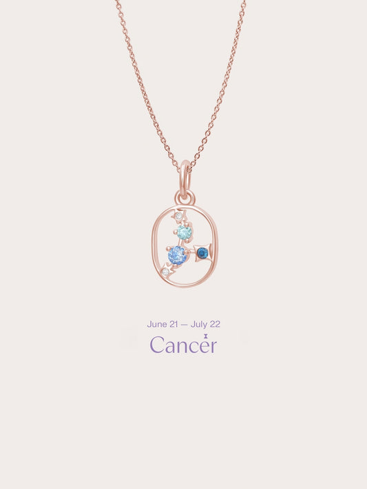 Cancer Necklace - Zodiac Sign Jewelry