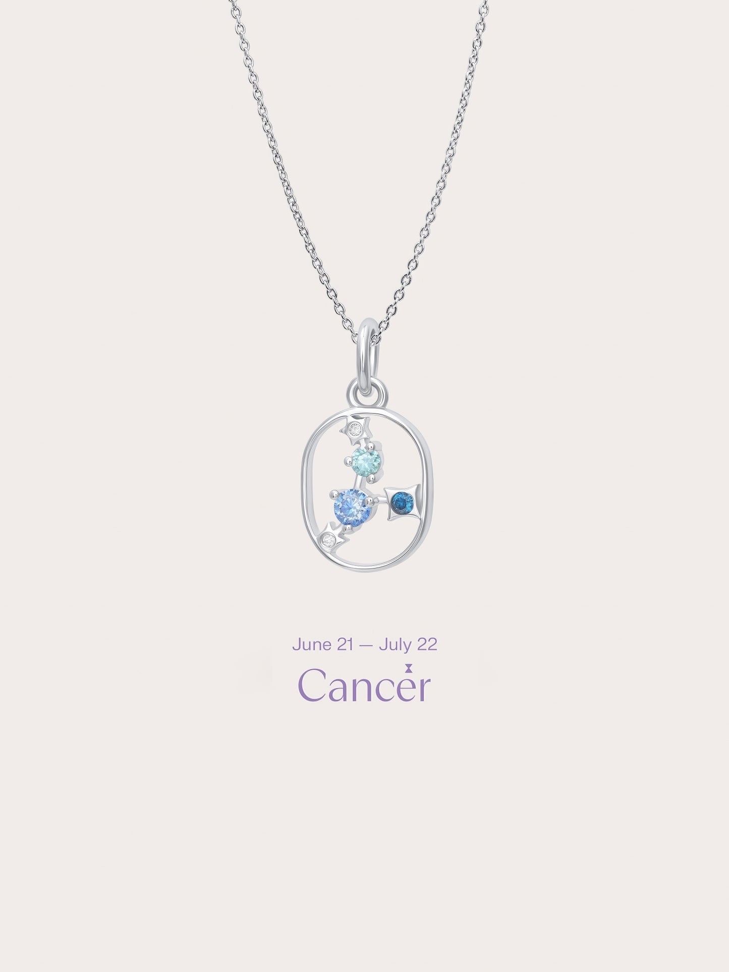 Cancer Necklace - Zodiac Sign Jewelry