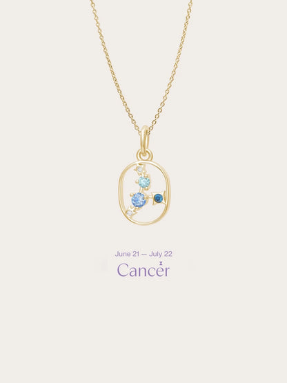 Cancer Necklace - Zodiac Sign Jewelry