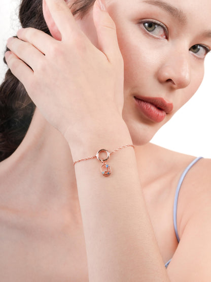 Capricorn Charm Zodiac Charm Jewelry 18K Rose Gold – Mondays Made Flower & Birthstone Jewelry Singapore