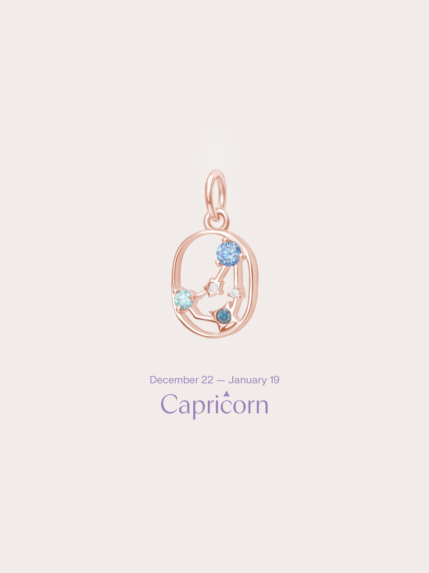 Capricorn Charm - Zodiac Sign Jewelry