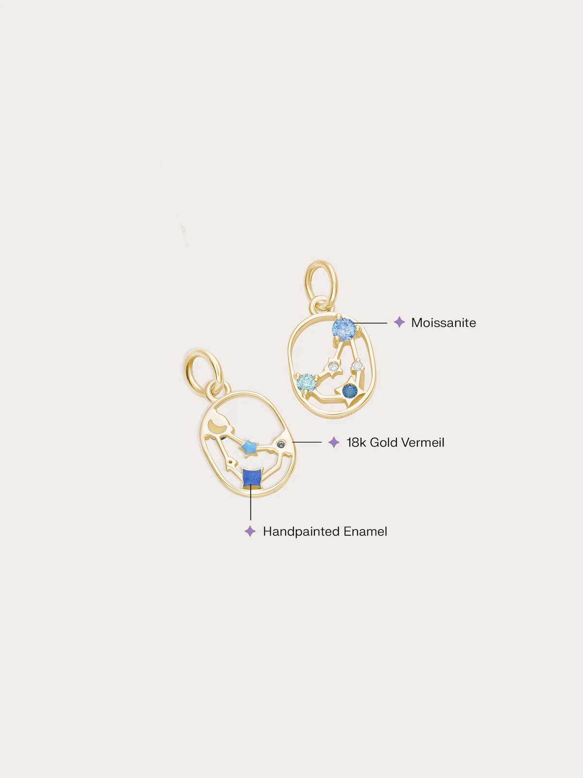 Capricorn Charm - Zodiac Sign Jewelry