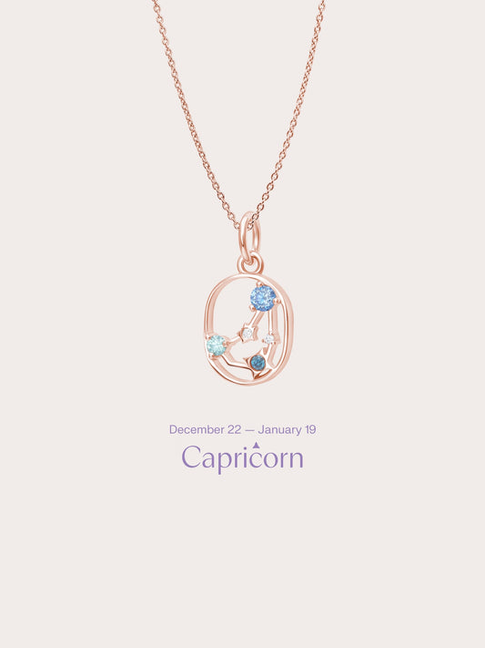 Capricorn Necklace - Zodiac Sign Jewelry
