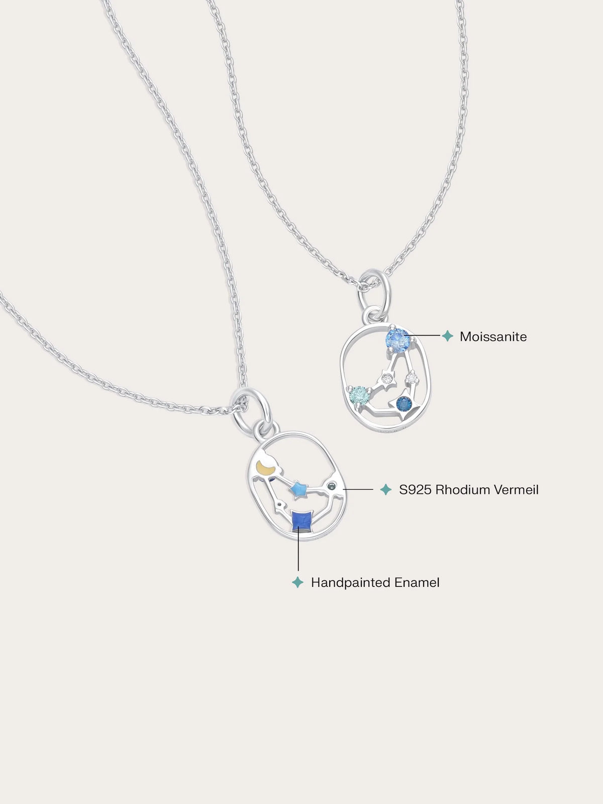 Capricorn Necklace - Zodiac Sign Jewelry
