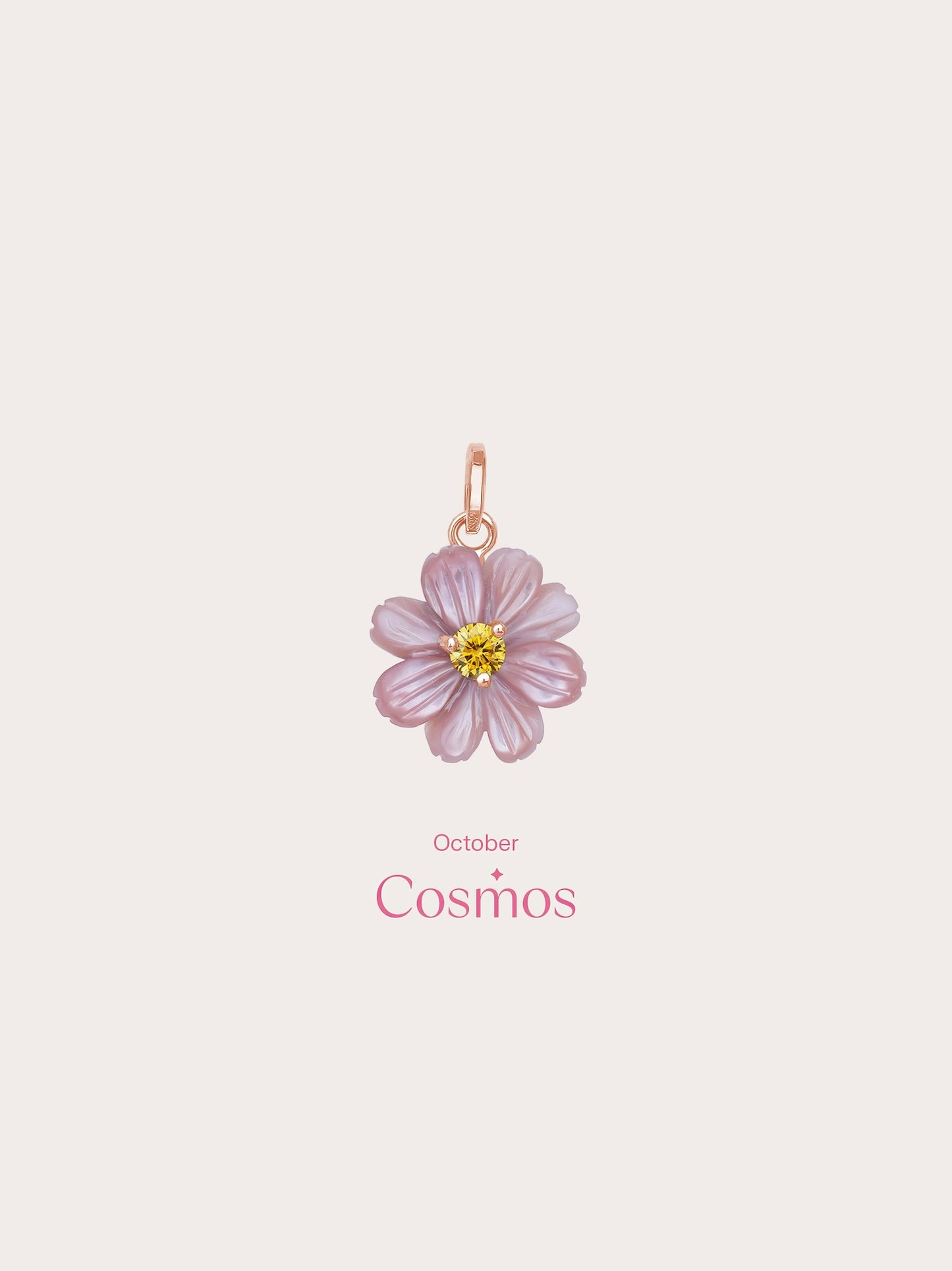 Carved Cosmos Charm