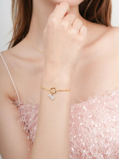 Carved Hydrangea Cluster Charm 18K Gold (1) – Mondays Made Flower & Birthstone Jewelry Singapore