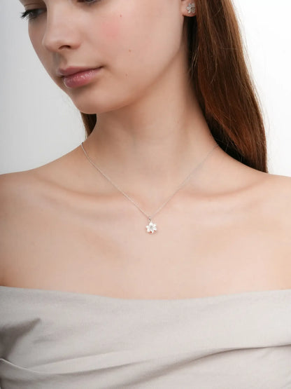 Carved Lily Necklace
