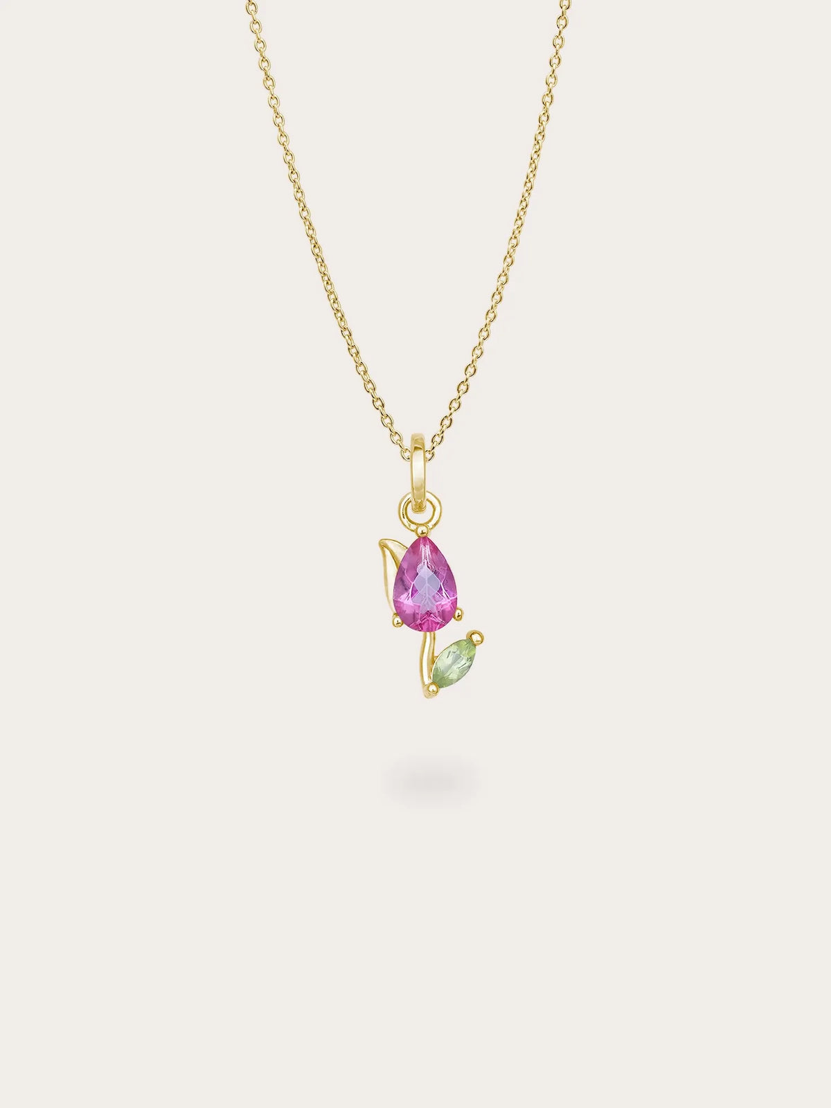 Tulip Necklace and Earrings Set