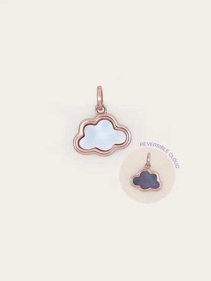 珍珠母貝雲朵雙面吊墜