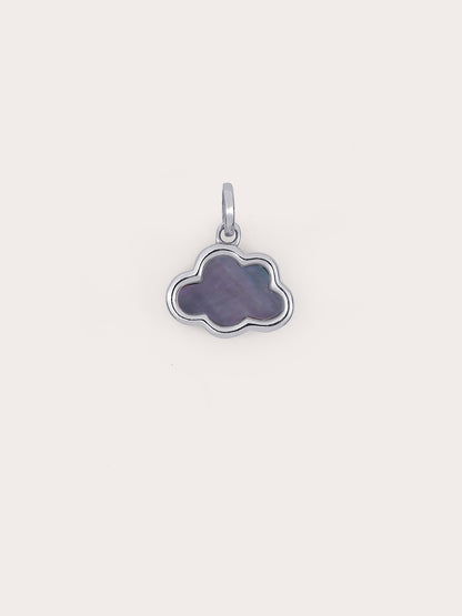 Cloud Charm S925 Silver Rhodium (9) – Mondays Made Flower & Birthstone Jewelry Singapore