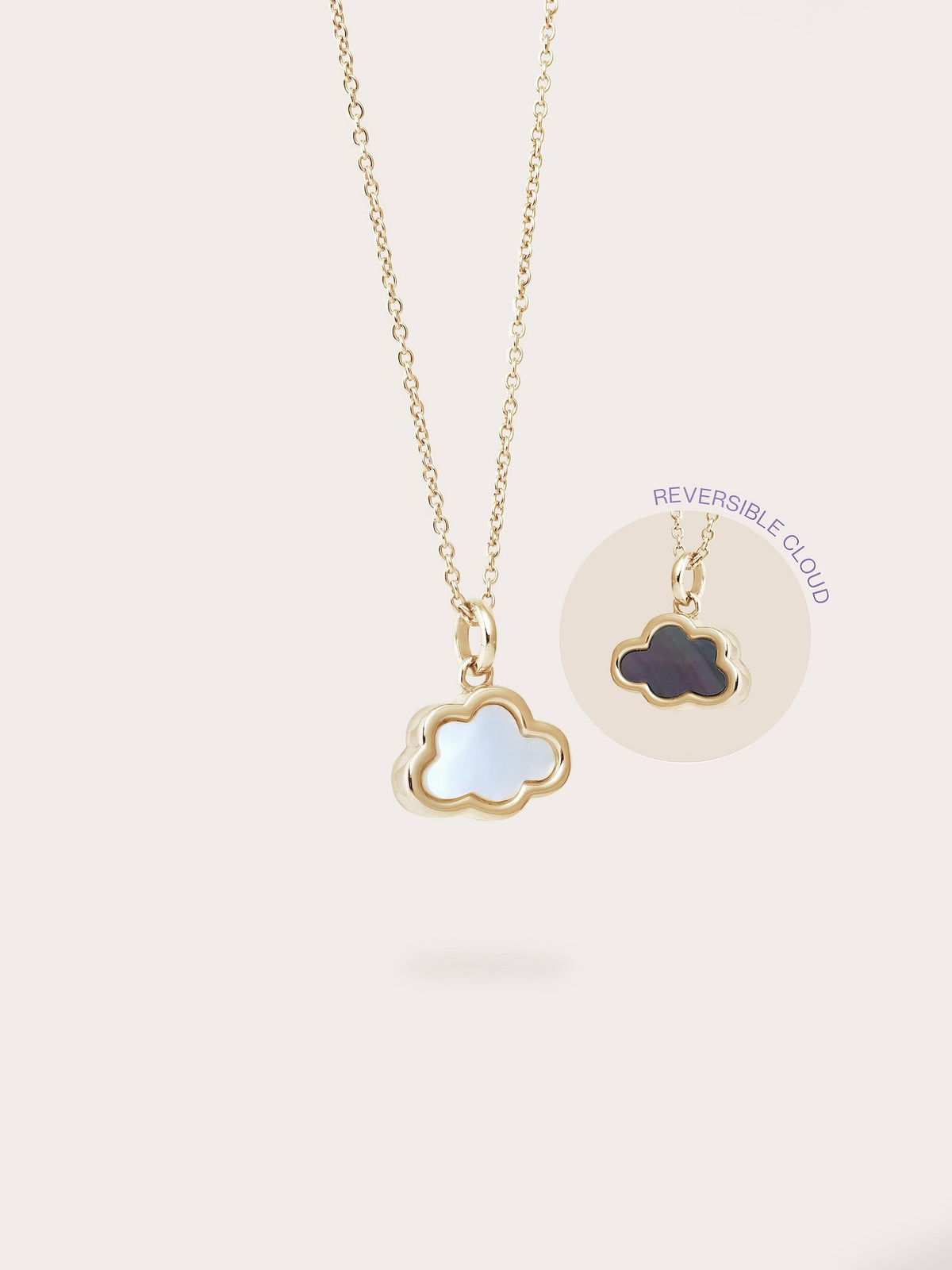 Cloud Necklace 18K Gold Frontv2 (2) – Mondays Made Flower & Birthstone Jewelry Singapore
