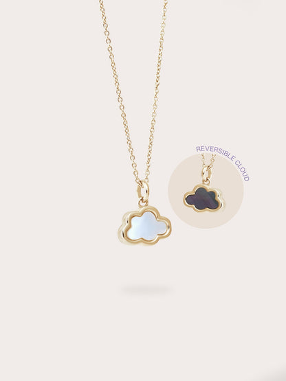 Cloud Necklace 18K Gold Frontv2 (2) – Mondays Made Flower & Birthstone Jewelry Singapore