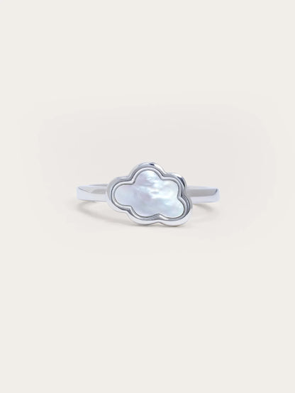 珍珠母雲紋戒指