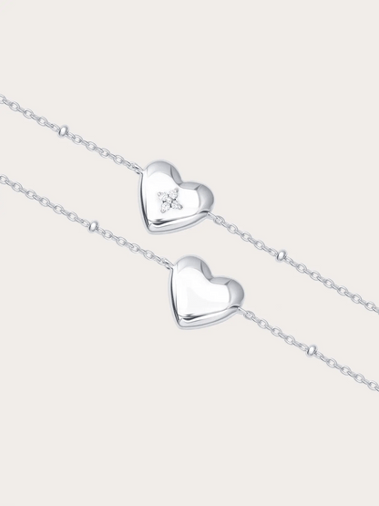 Clover Heart Bracelet