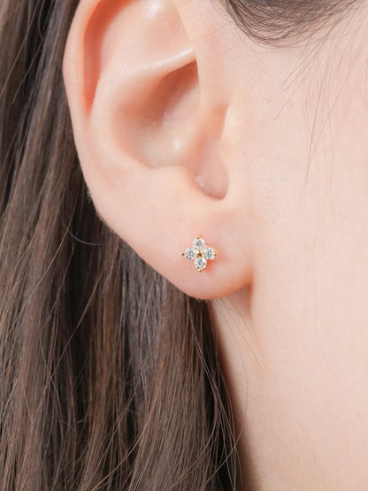 Clover Flatback Earring