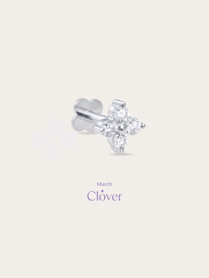 Clover Flatback Earring