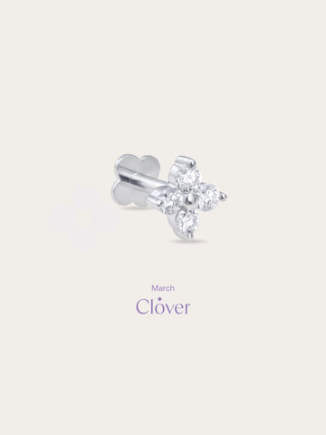 Clover Flatback Earring