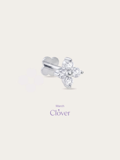 Clover Flatback Earring