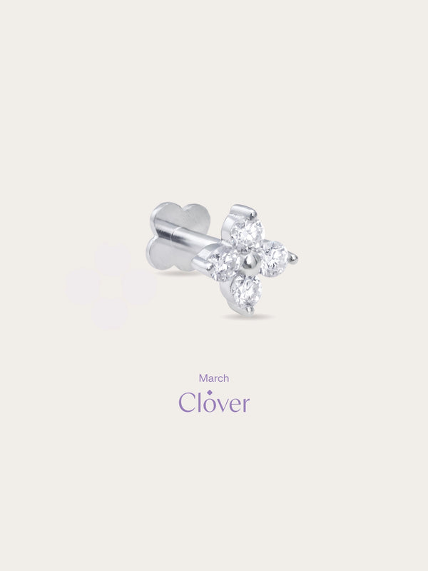 Clover Flatback Earring