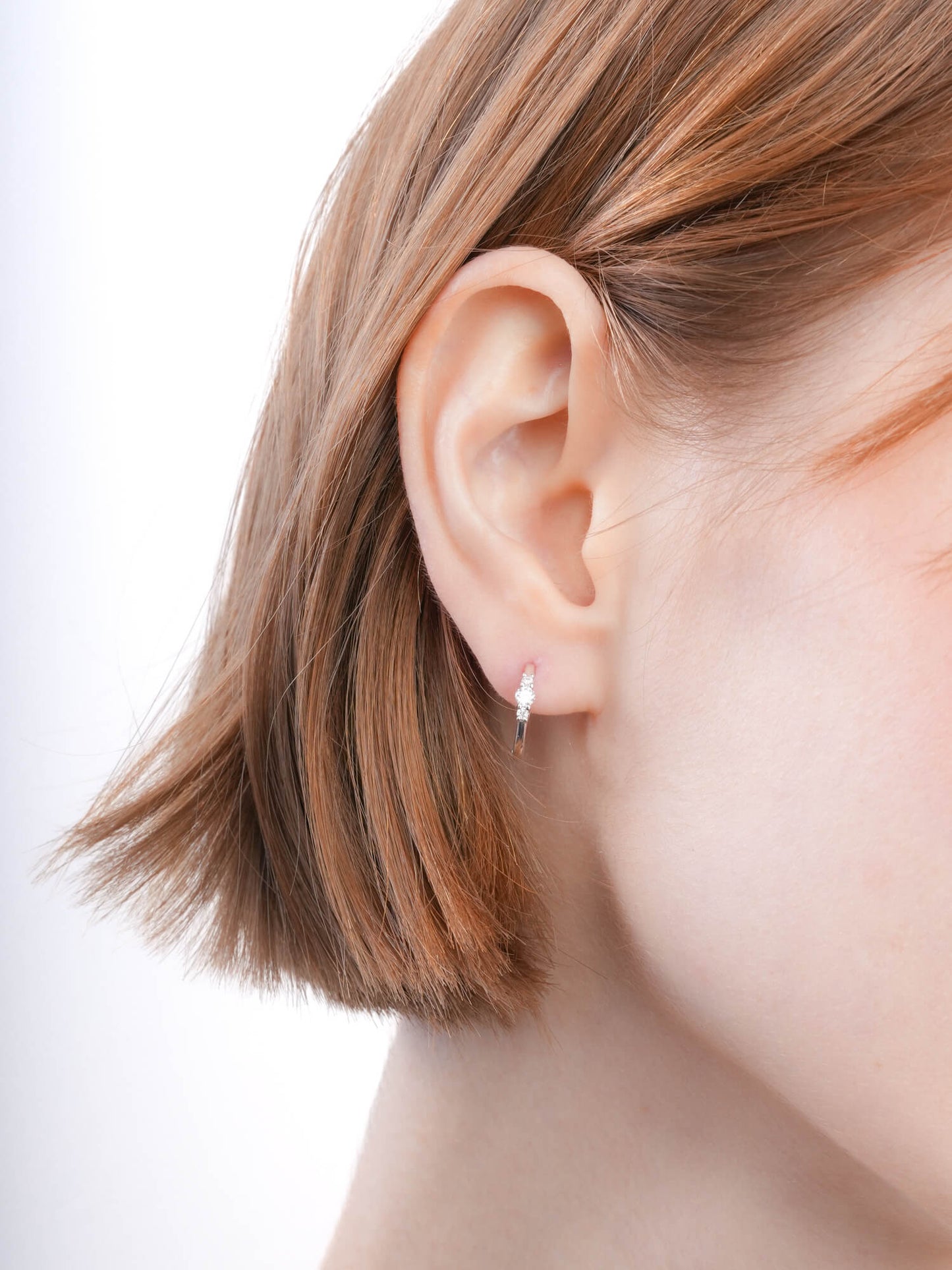 Clover Heart Detachable Huggie Earrings