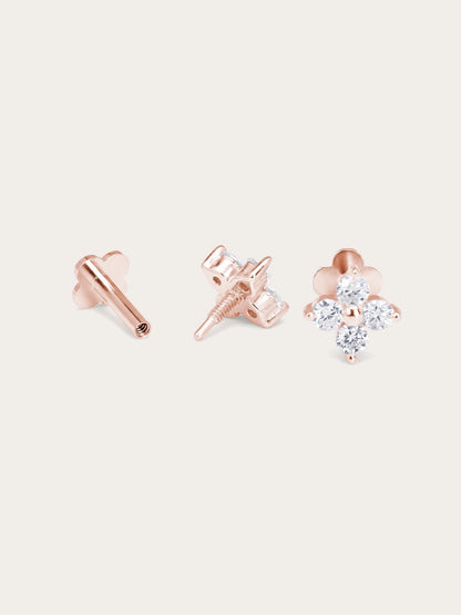 Clover Flatback Earring