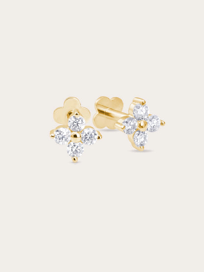 Clover Flatback Earring