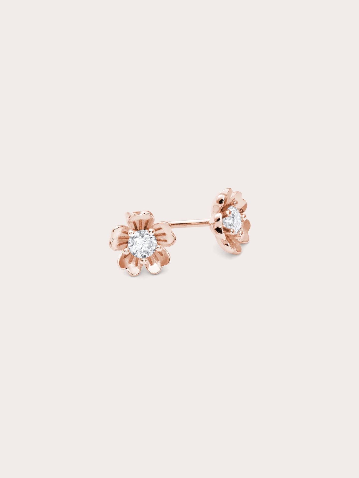 Dainty Sakura Stud Earrings