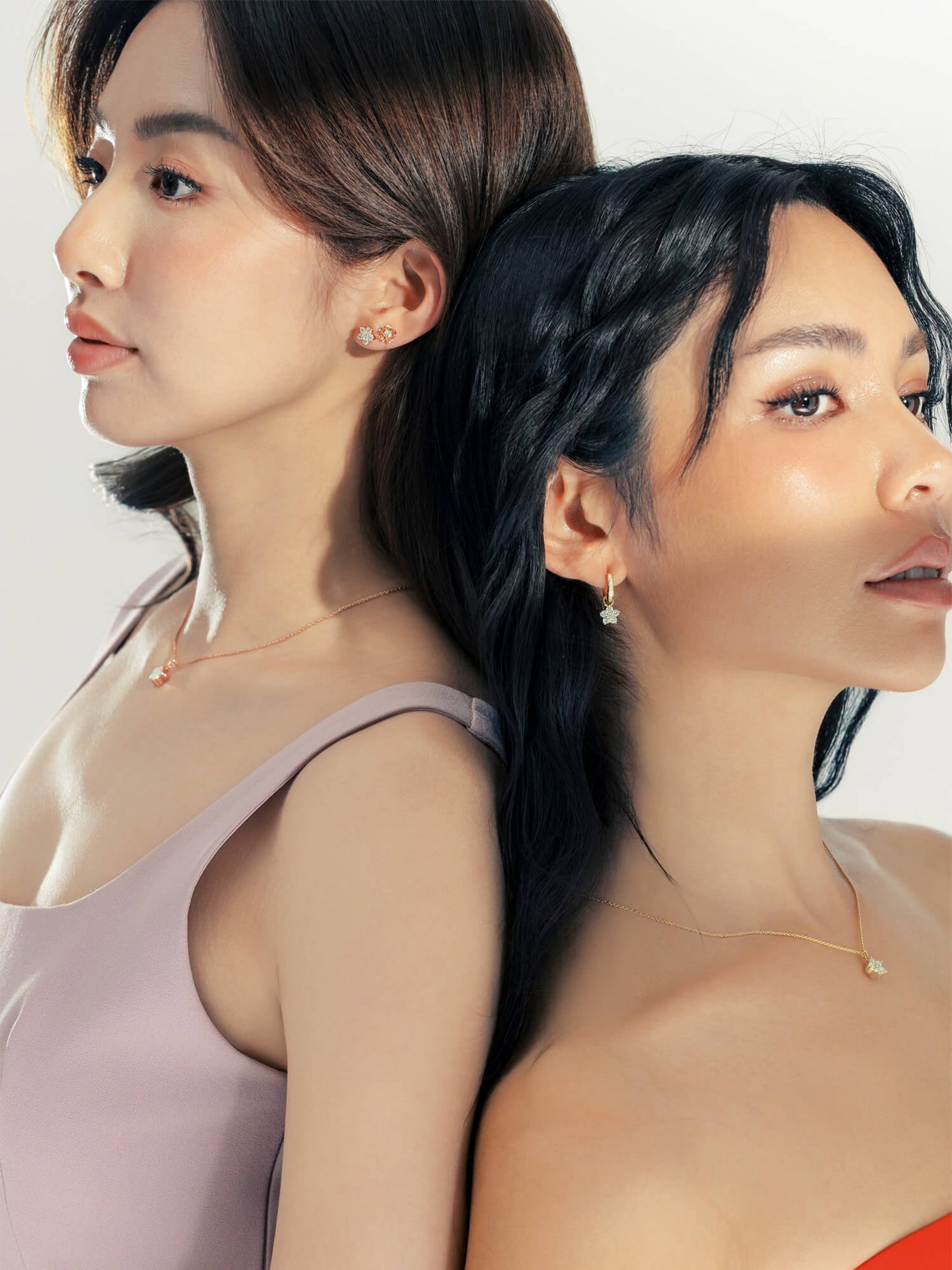 Dainty Sakura Stud Earrings