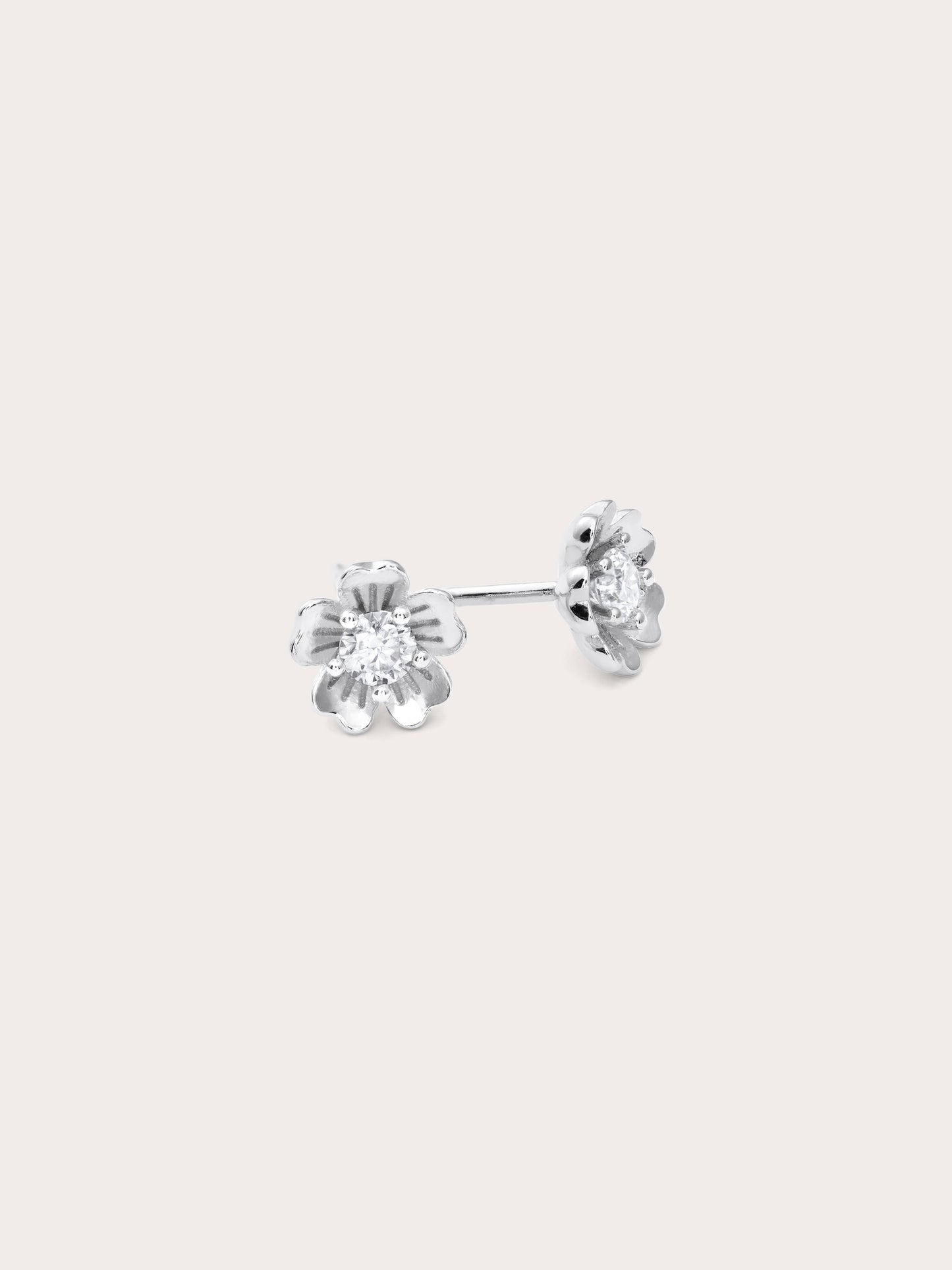 Dainty Sakura Stud Earrings