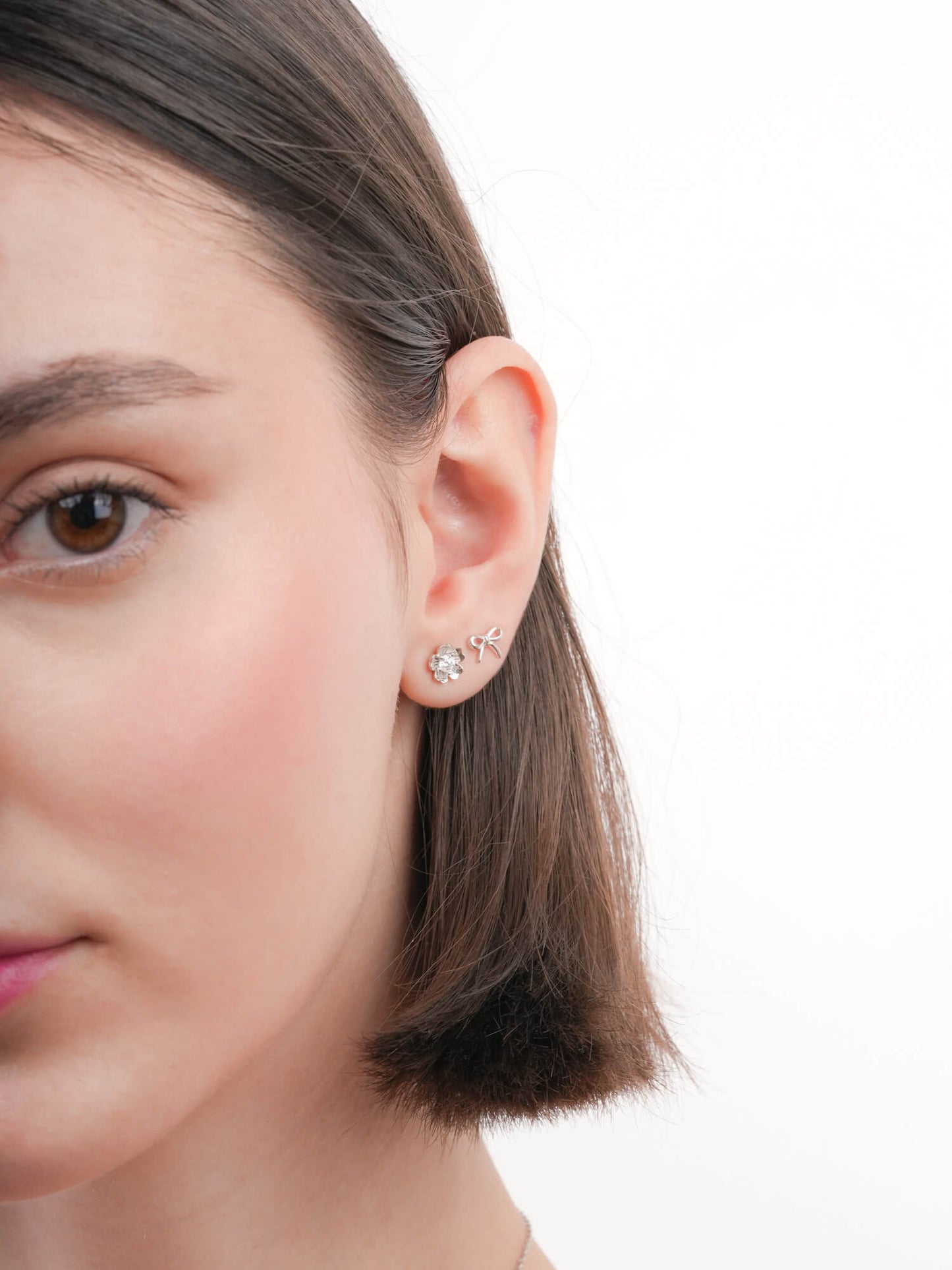 Dainty Sakura Stud Earrings