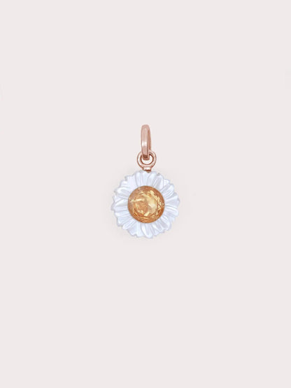 Carved Daisy Charm