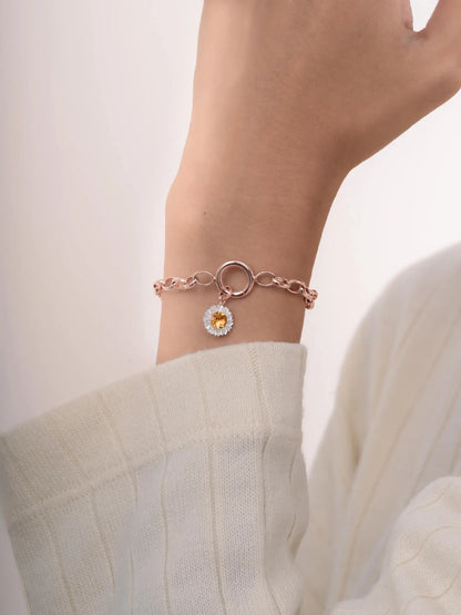 Carved Daisy Charm