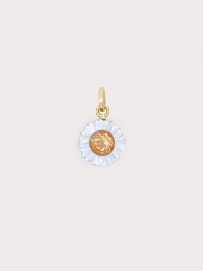 Carved Daisy Charm