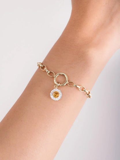 Carved Daisy Charm