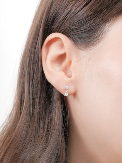 Dewdrop Dangle Flatback Earring