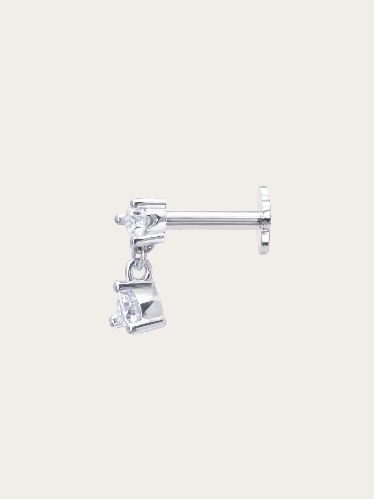 Dewdrop Dangle Flatback Earring